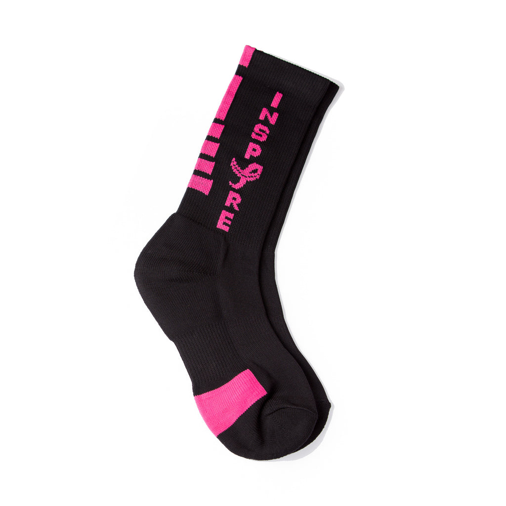 Inspire Breast Cancer Awareness Socks