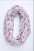 Breast Cancer Awareness Infinity Scarf