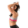 Inspire Performance Hooded Breast Cancer Sports Bra Grey
