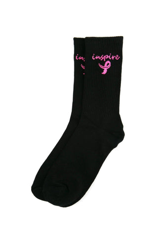 Inspire Breast Cancer  Awareness Crew Cut Socks (Sold Out)