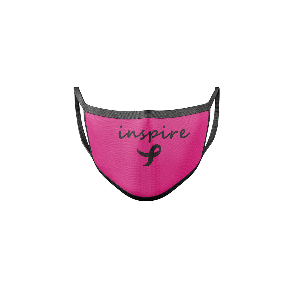 Inspire Breast Cancer Awareness Reusable Pink Mask