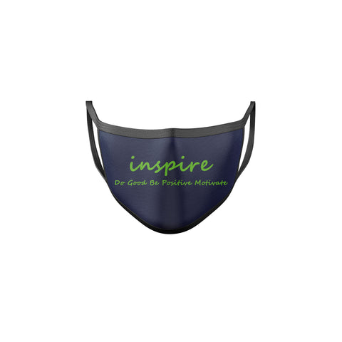 Inspire Seattle Blue & Green Reusable Mask
